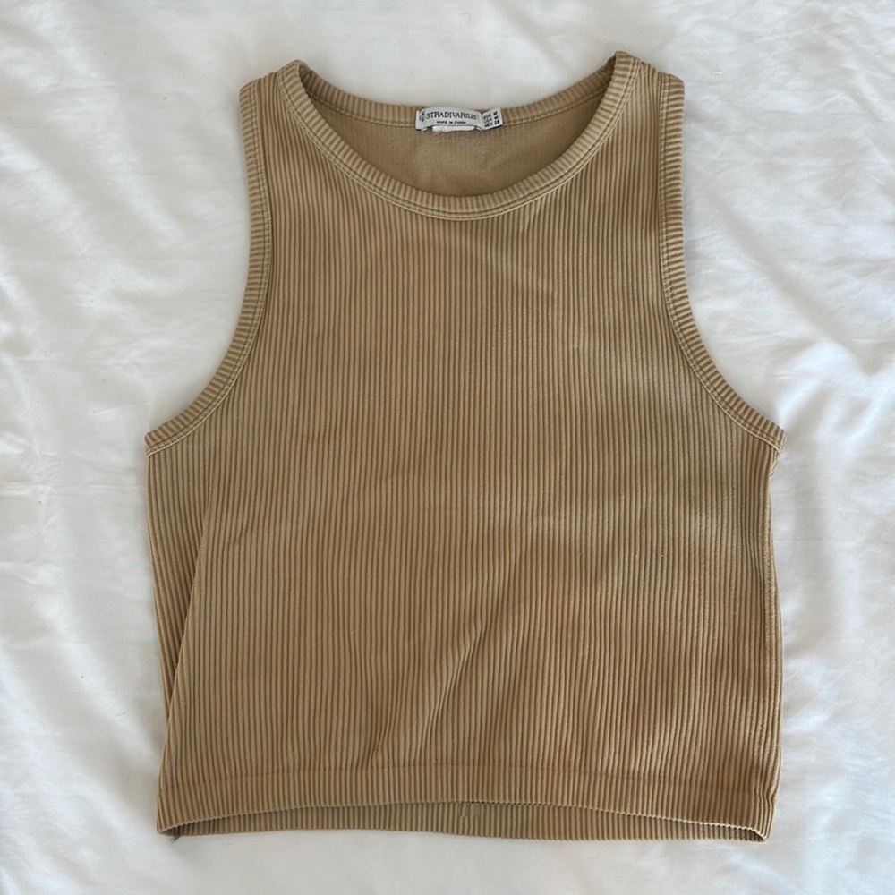 Stradivarius ribbed tank
